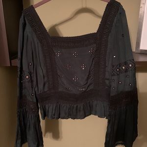 Emerald blouse